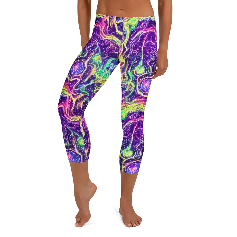 Glowstream on Capri Leggings — Front
