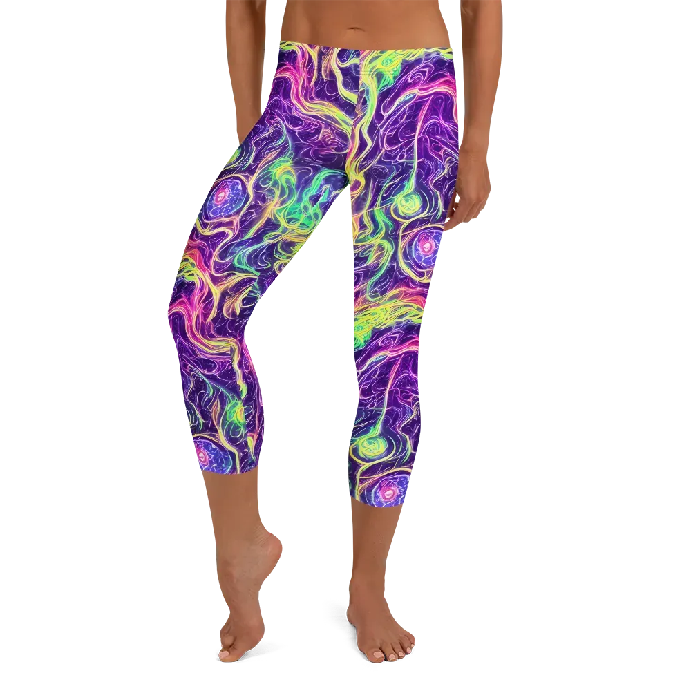 Glowstream on Capri Leggings — Front
