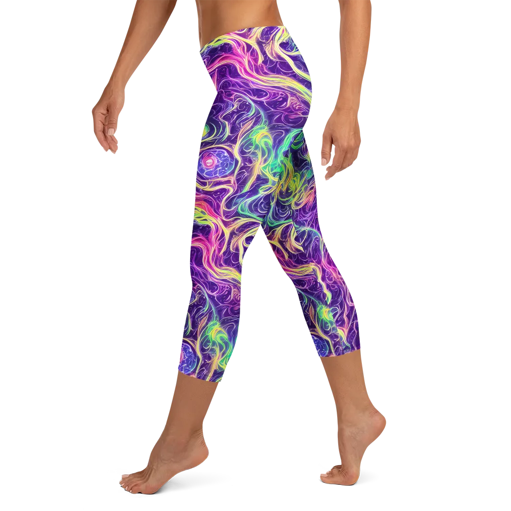 Glowstream on Capri Leggings — Left