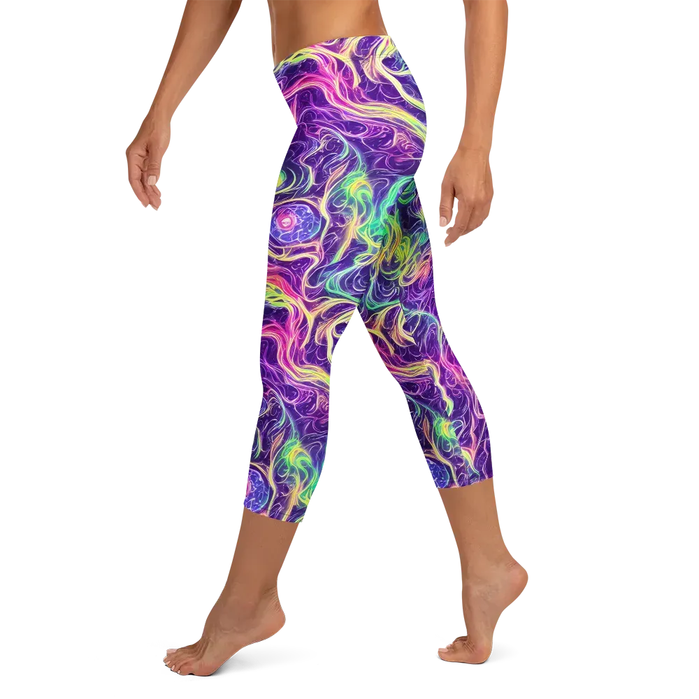 Glowstream on Capri Leggings — Left