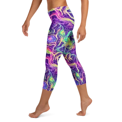 Glowstream on a Capri Leggings