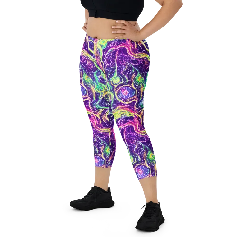 Glowstream on Capri Leggings — Front