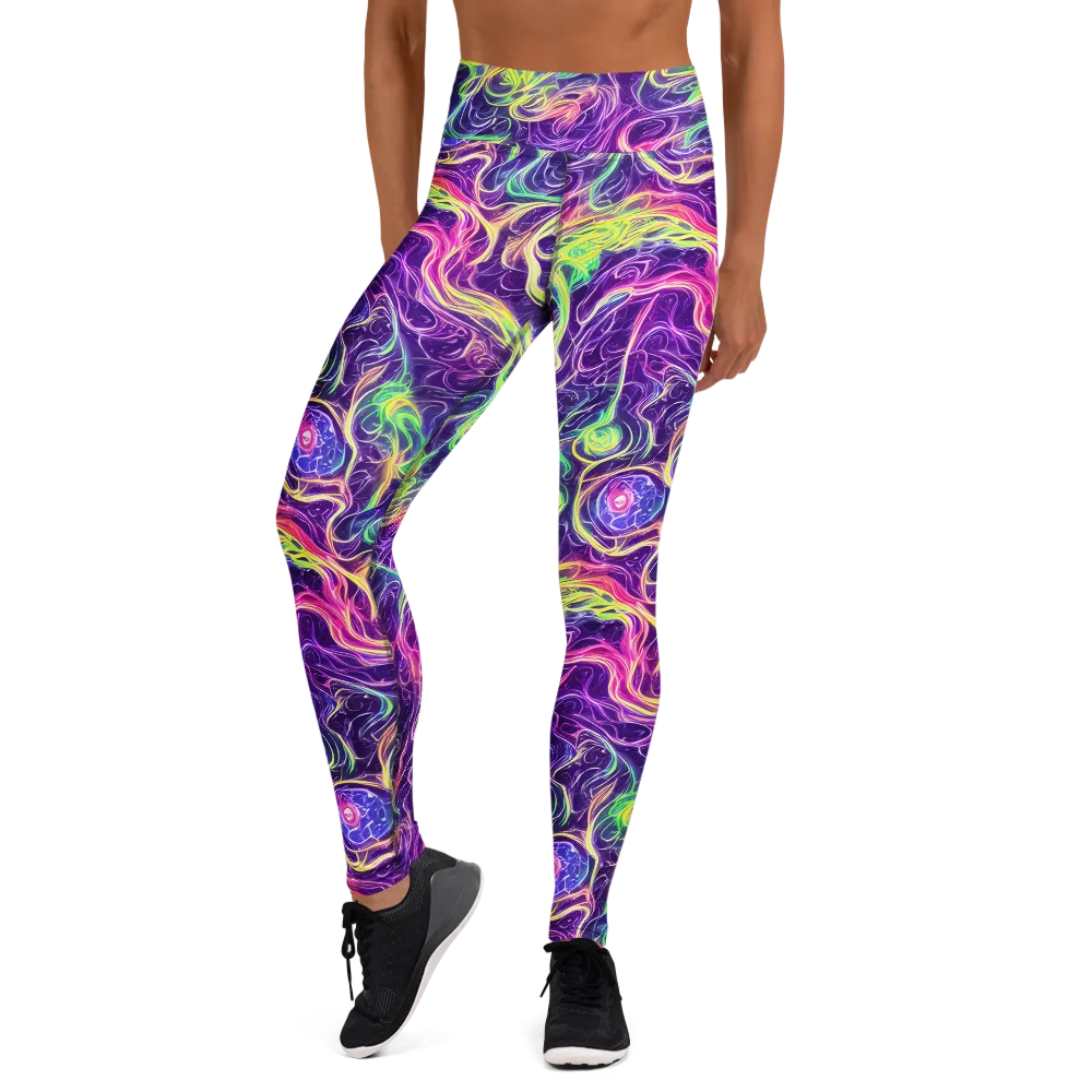 Glowstream on Yoga Leggings — Front