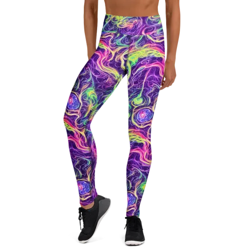 Glowstream on a Yoga Leggings