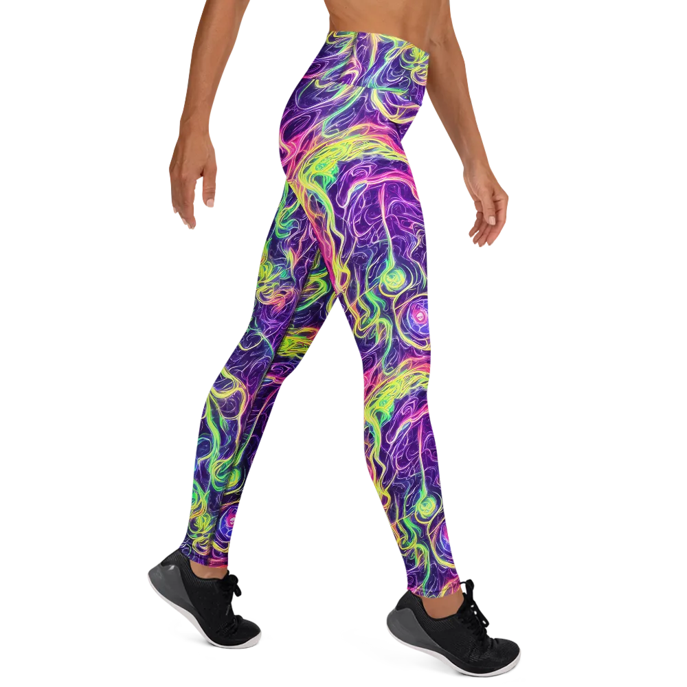 Glowstream on Yoga Leggings — Right