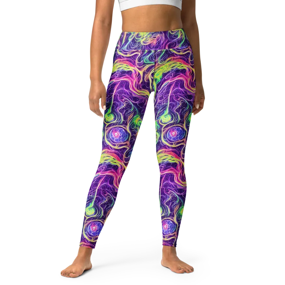 Glowstream on Yoga Leggings — Front