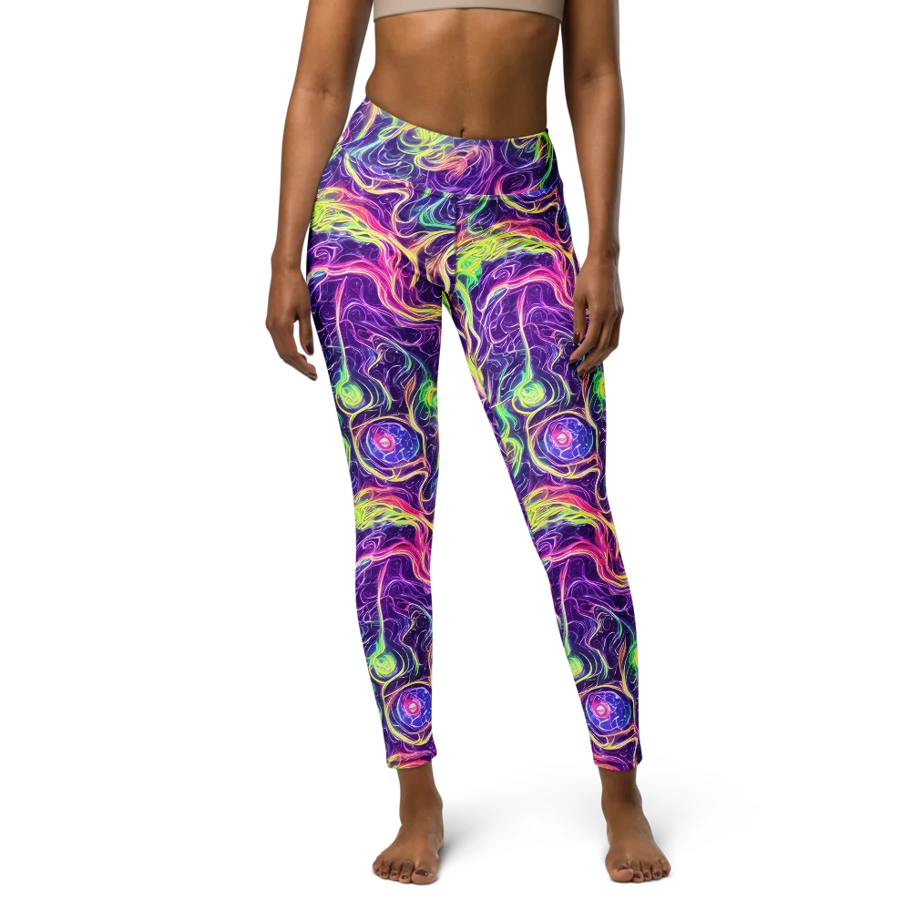 Glowstream on Yoga Leggings — Front