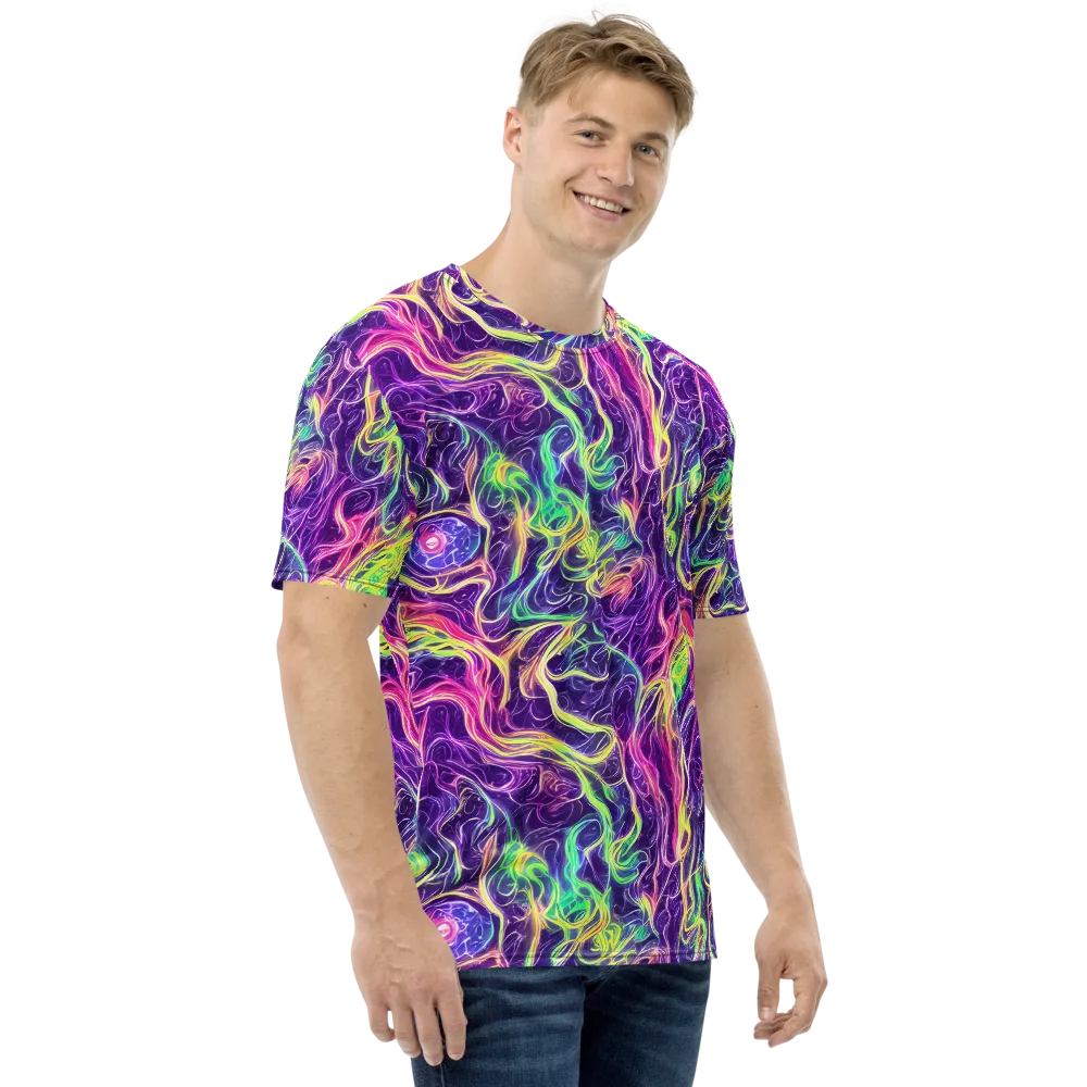 Glowstream on Men's Crew Neck T-Shirt — Right