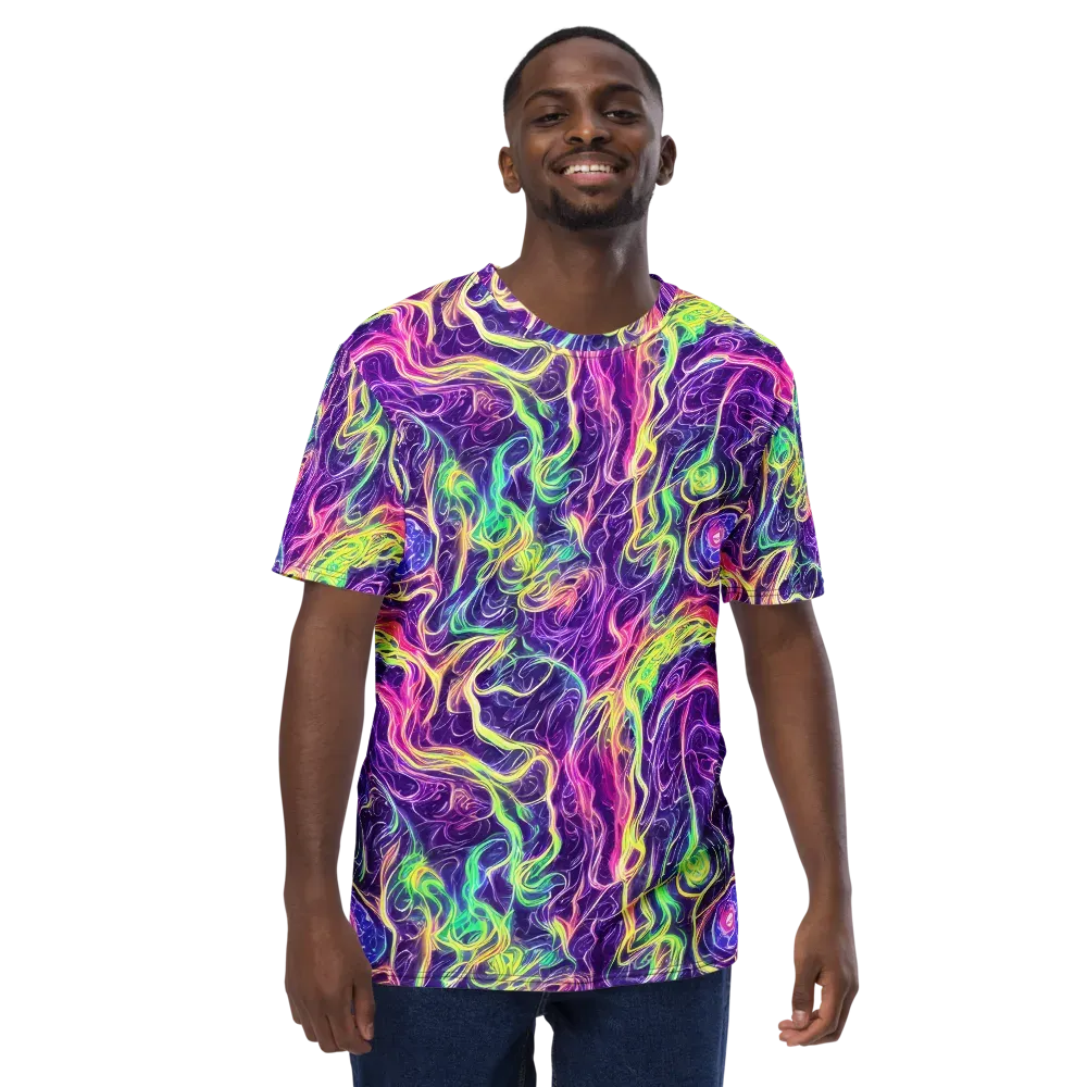 Glowstream on Men's Crew Neck T-Shirt — Front