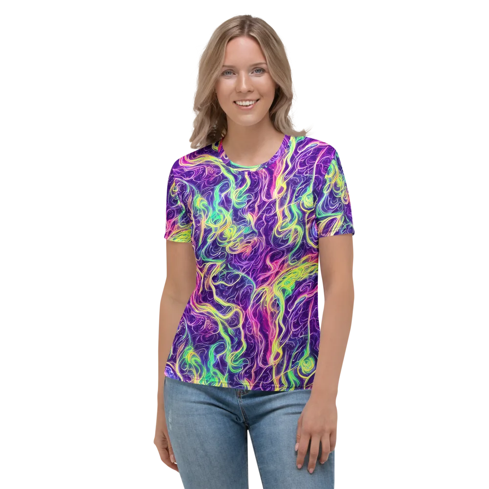 Glowstream on Women's Crew Neck T-Shirt — Front