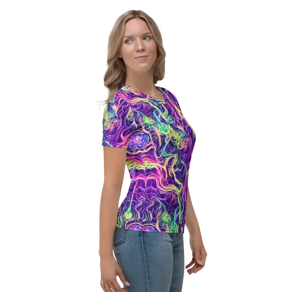 Glowstream on Women's Crew Neck T-Shirt — Right