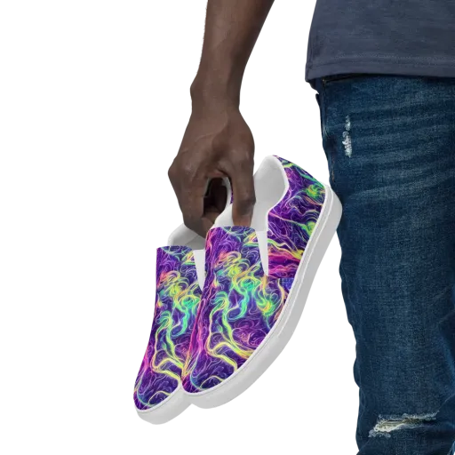 Glowstream on a Men's Slip-On Canvas Shoes