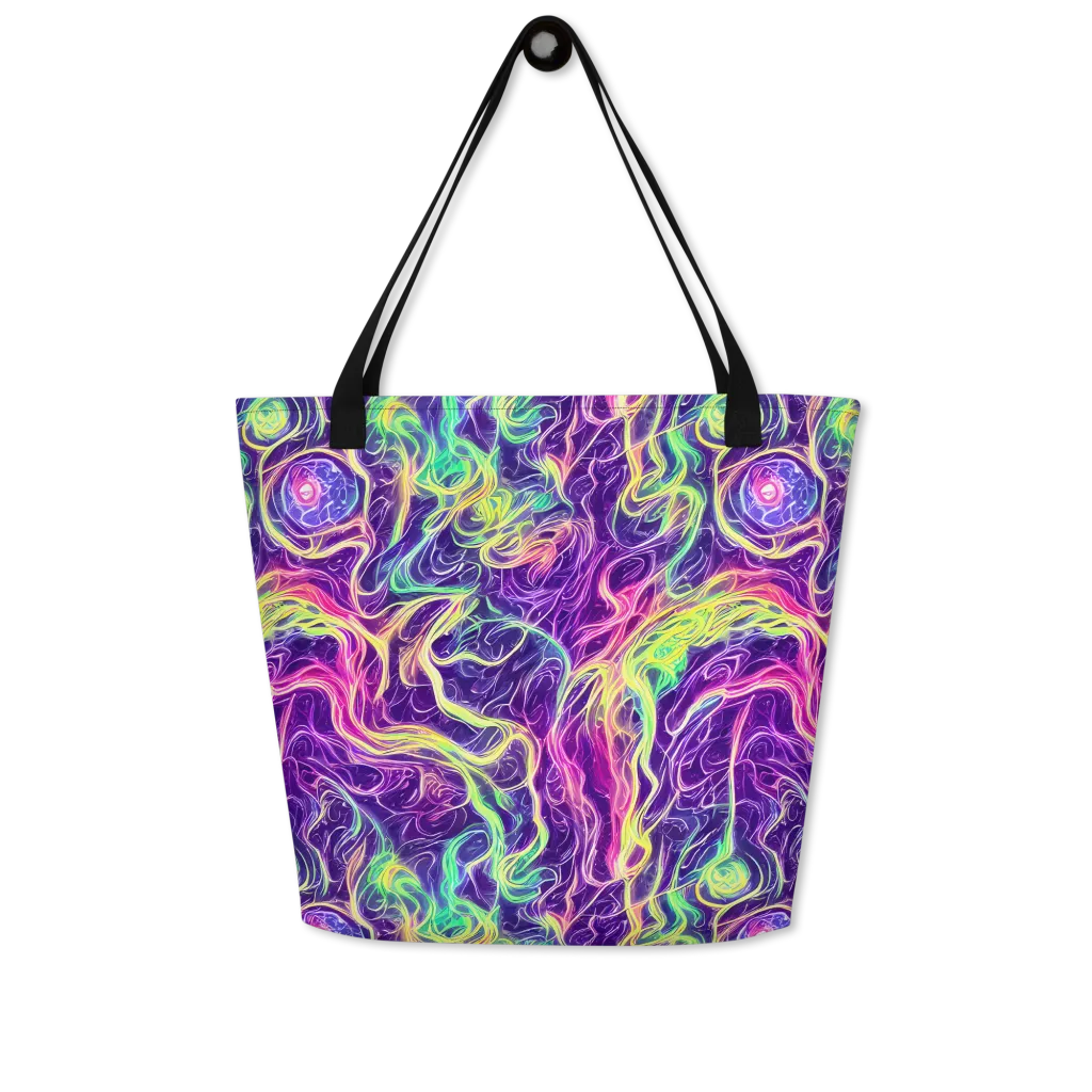 Glowstream on Large Tote Bag W/ Pocket — Front