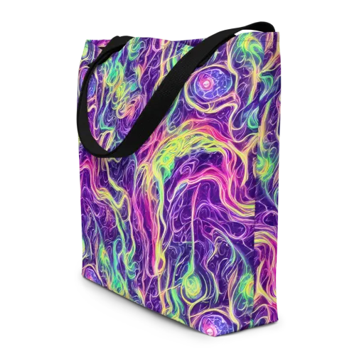 Glowstream on a Large Tote Bag W/ Pocket