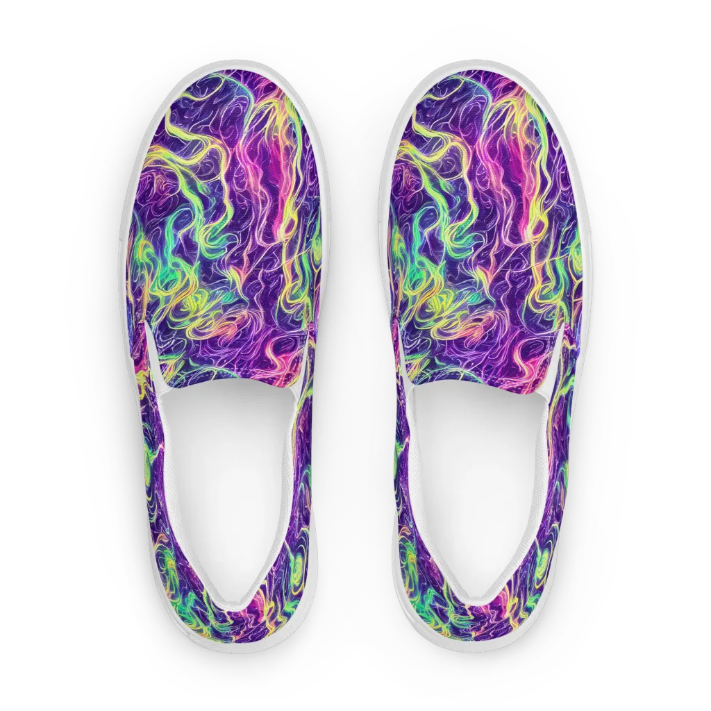 Glowstream on Women's Slip-On Canvas Shoes — Front
