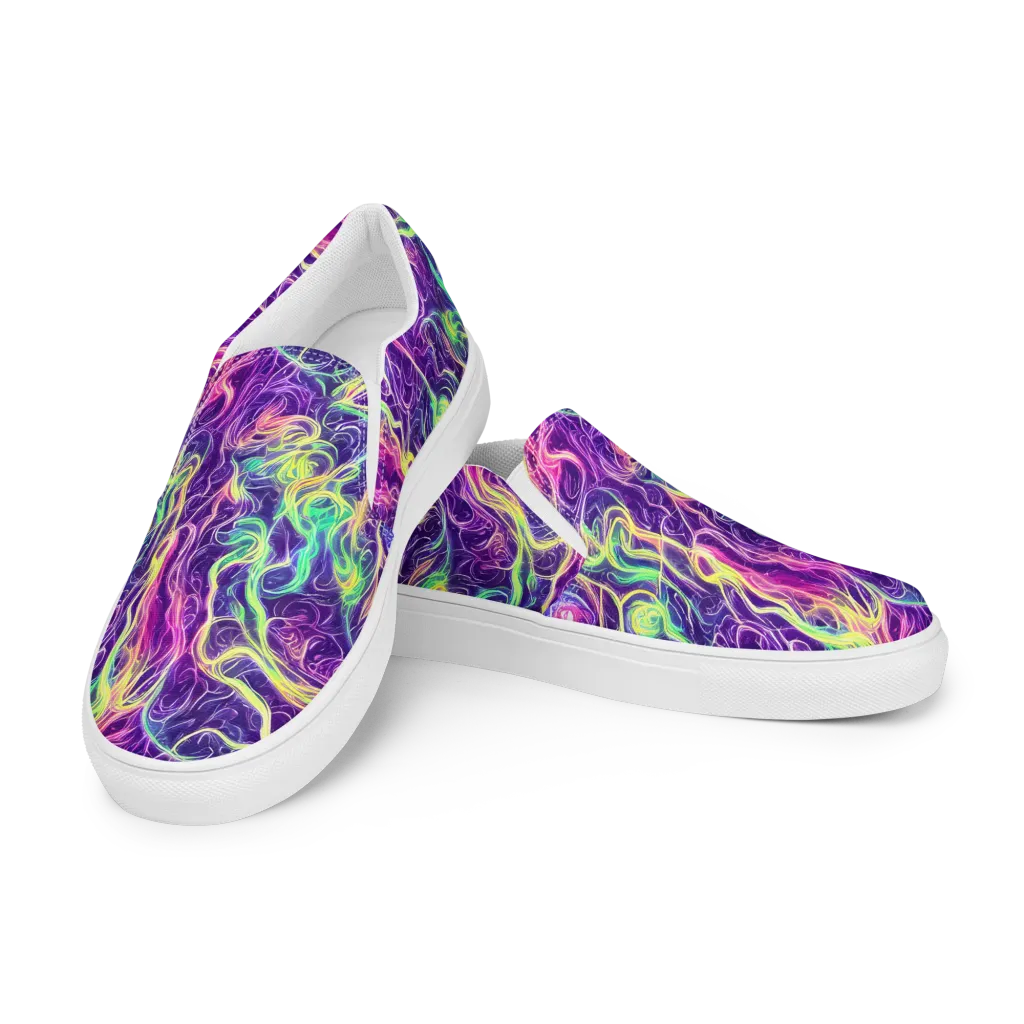 Glowstream on Women's Slip-On Canvas Shoes — Left Front