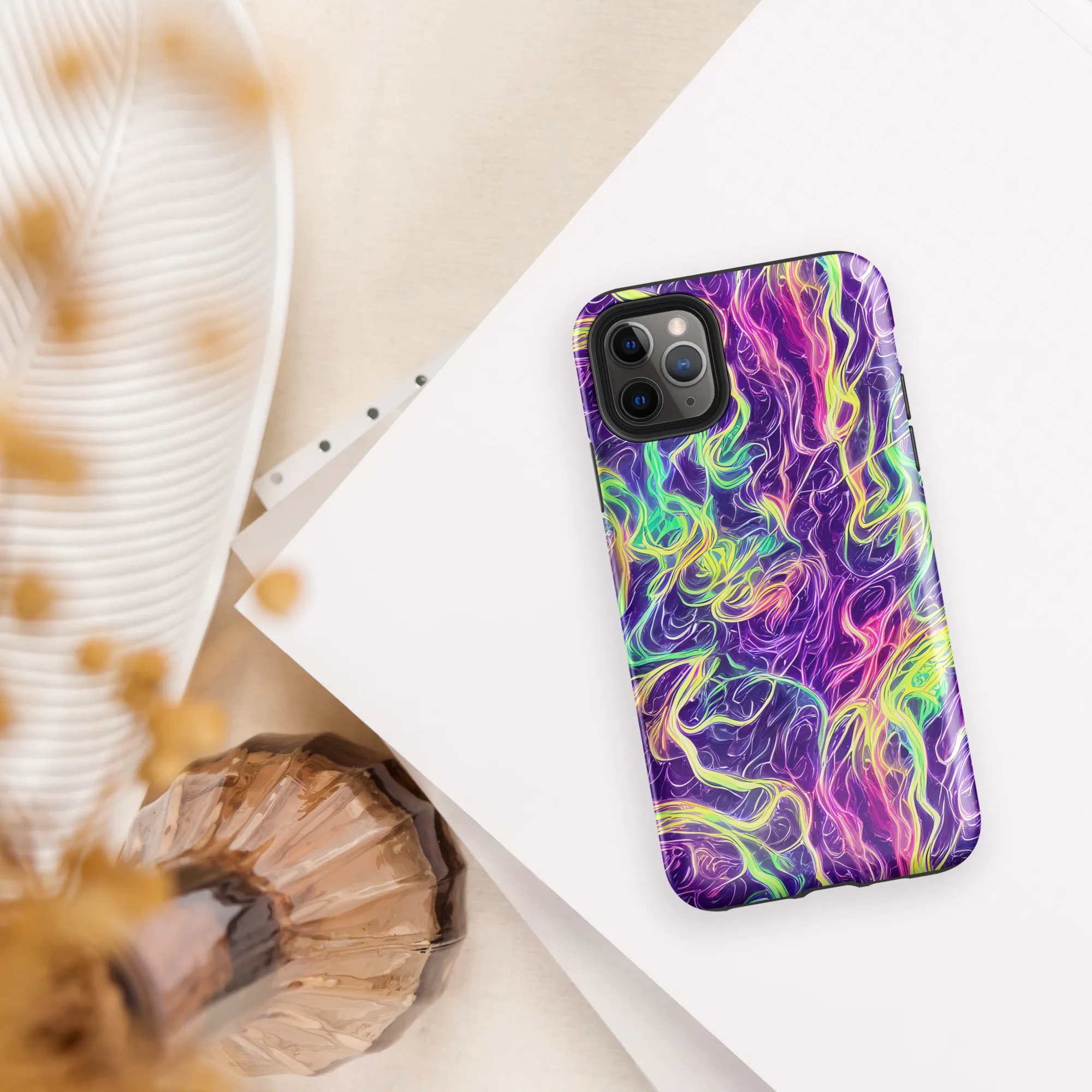 Glowstream on Tough Case for iPhone® — Front