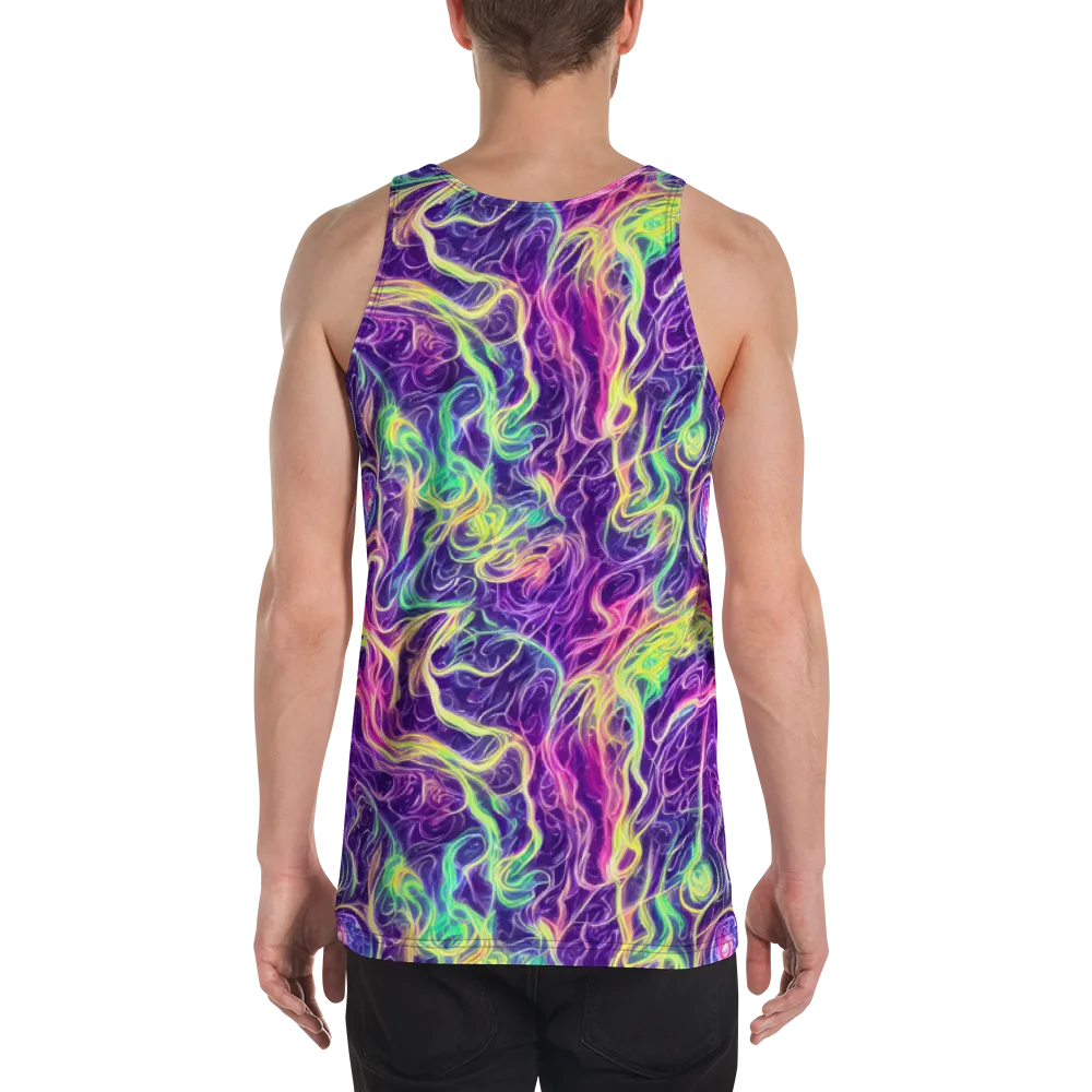 Glowstream on Men's Tank Top — Back