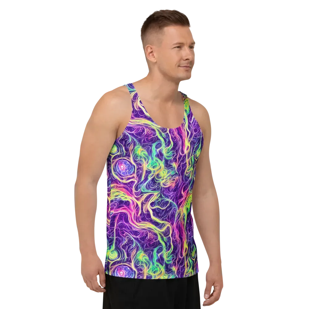 Glowstream on Men's Tank Top — Right Front