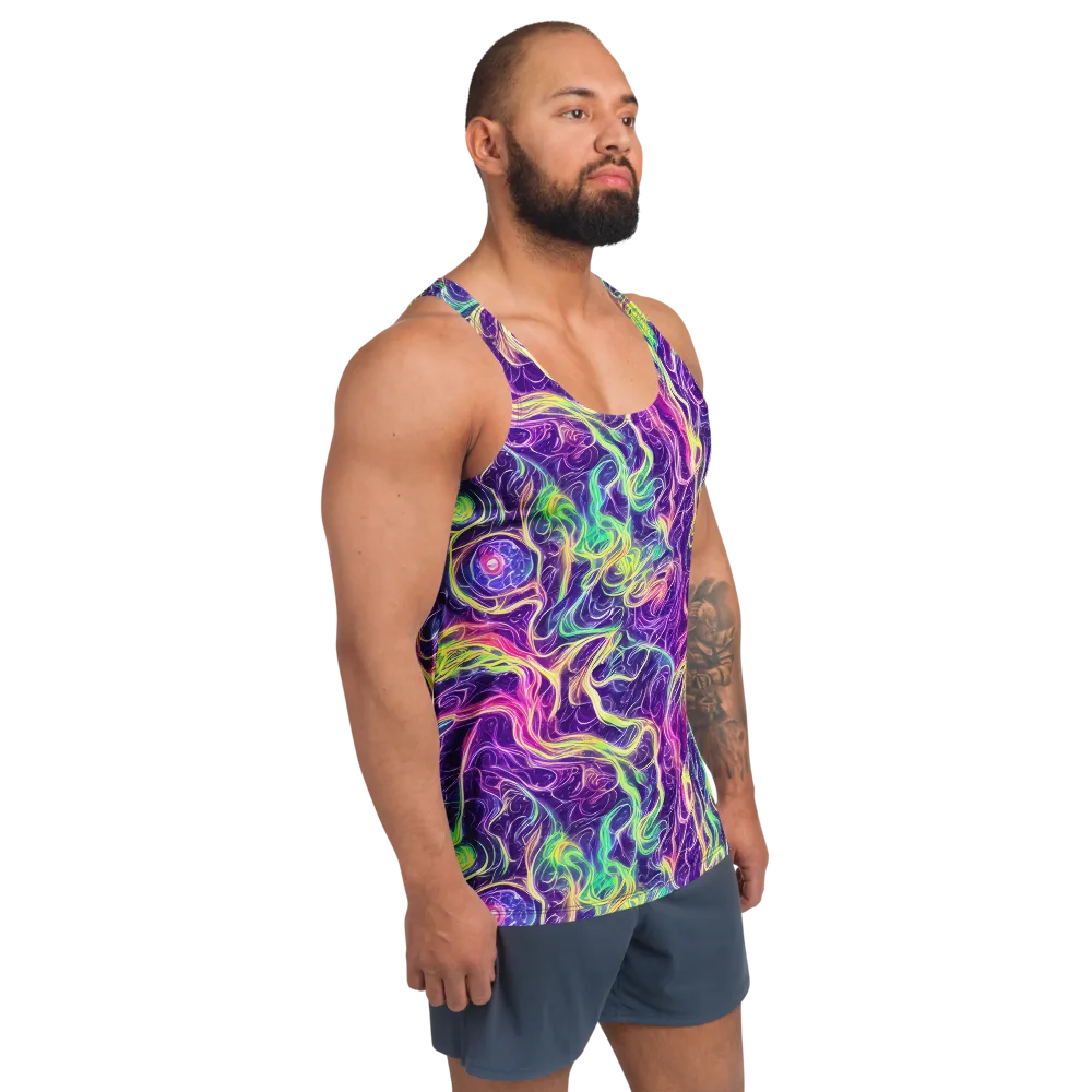 Glowstream on Men's Tank Top — Right Front