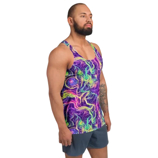 Glowstream on a Men's Tank Top