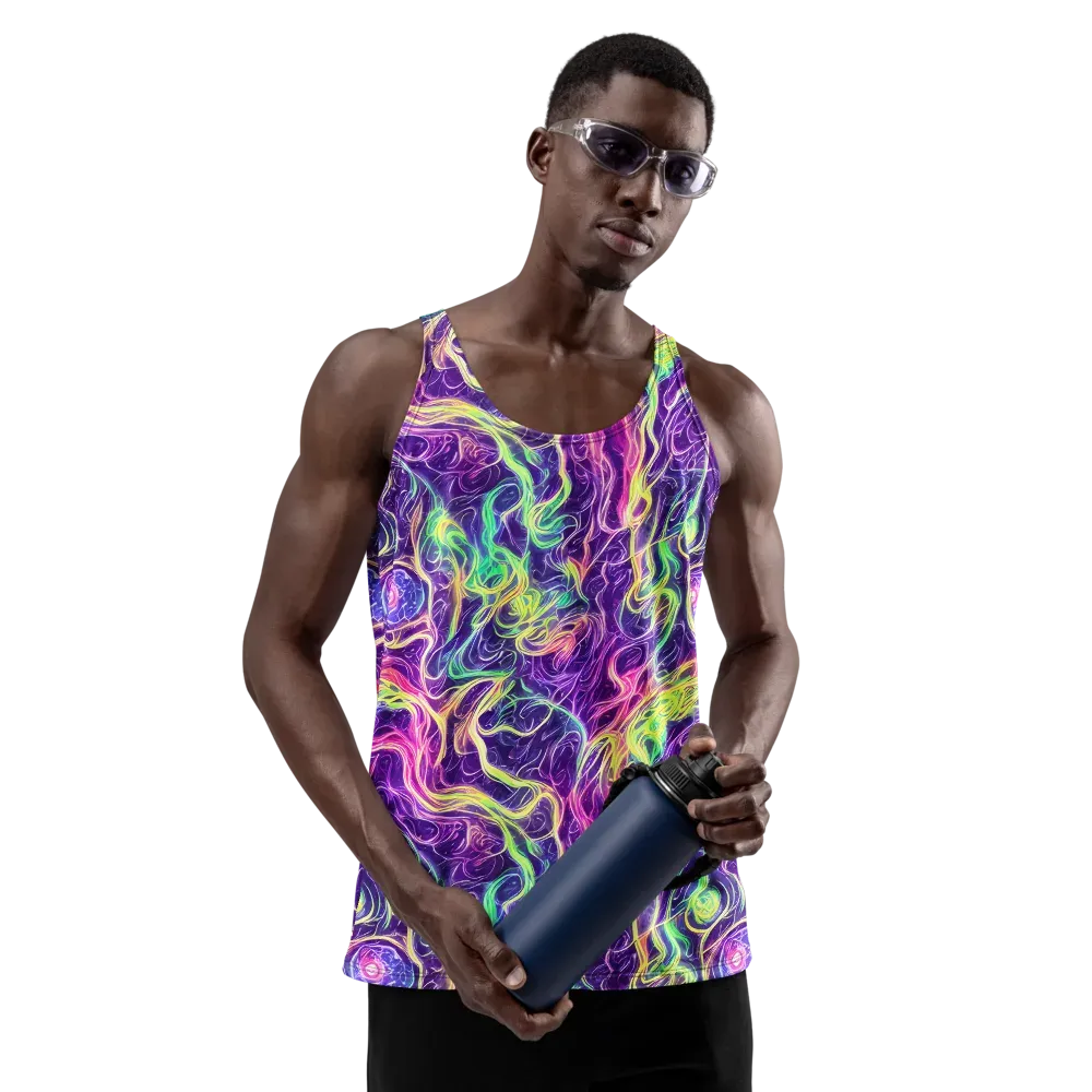 Glowstream on Men's Tank Top — Front