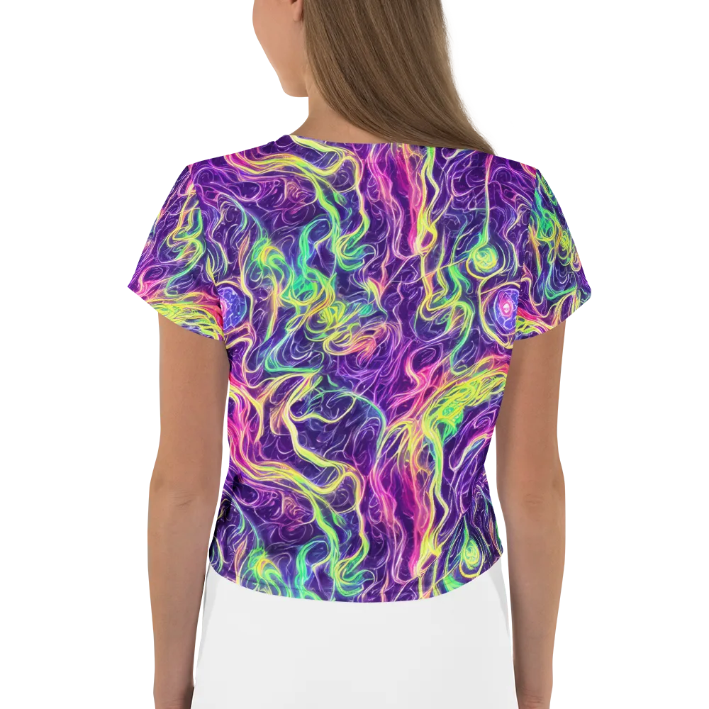 Glowstream on Crop Tee — Back