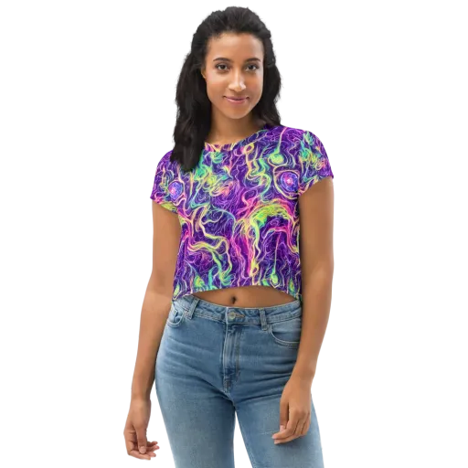 Glowstream on a Crop Tee
