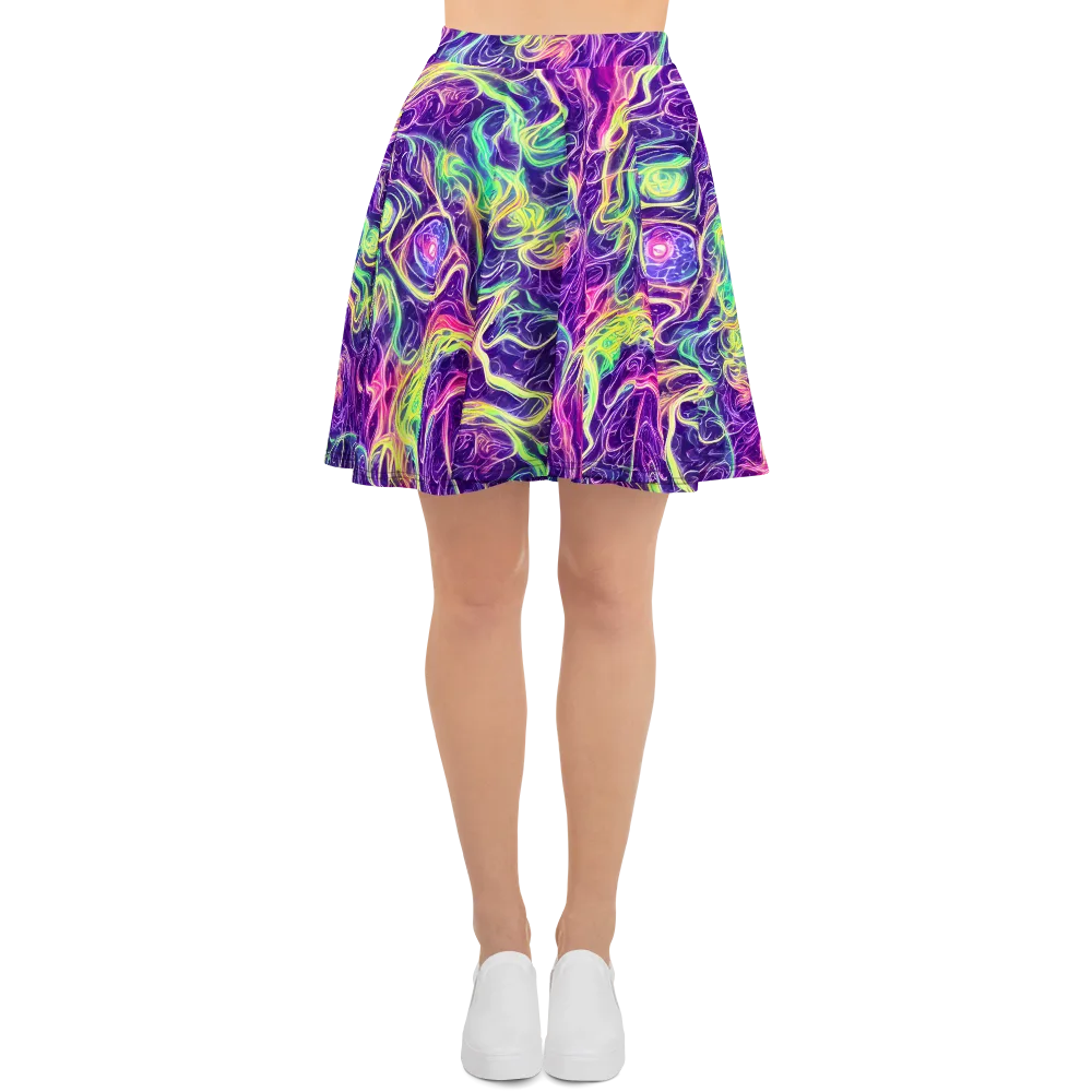 Glowstream on Skater Skirt — Front
