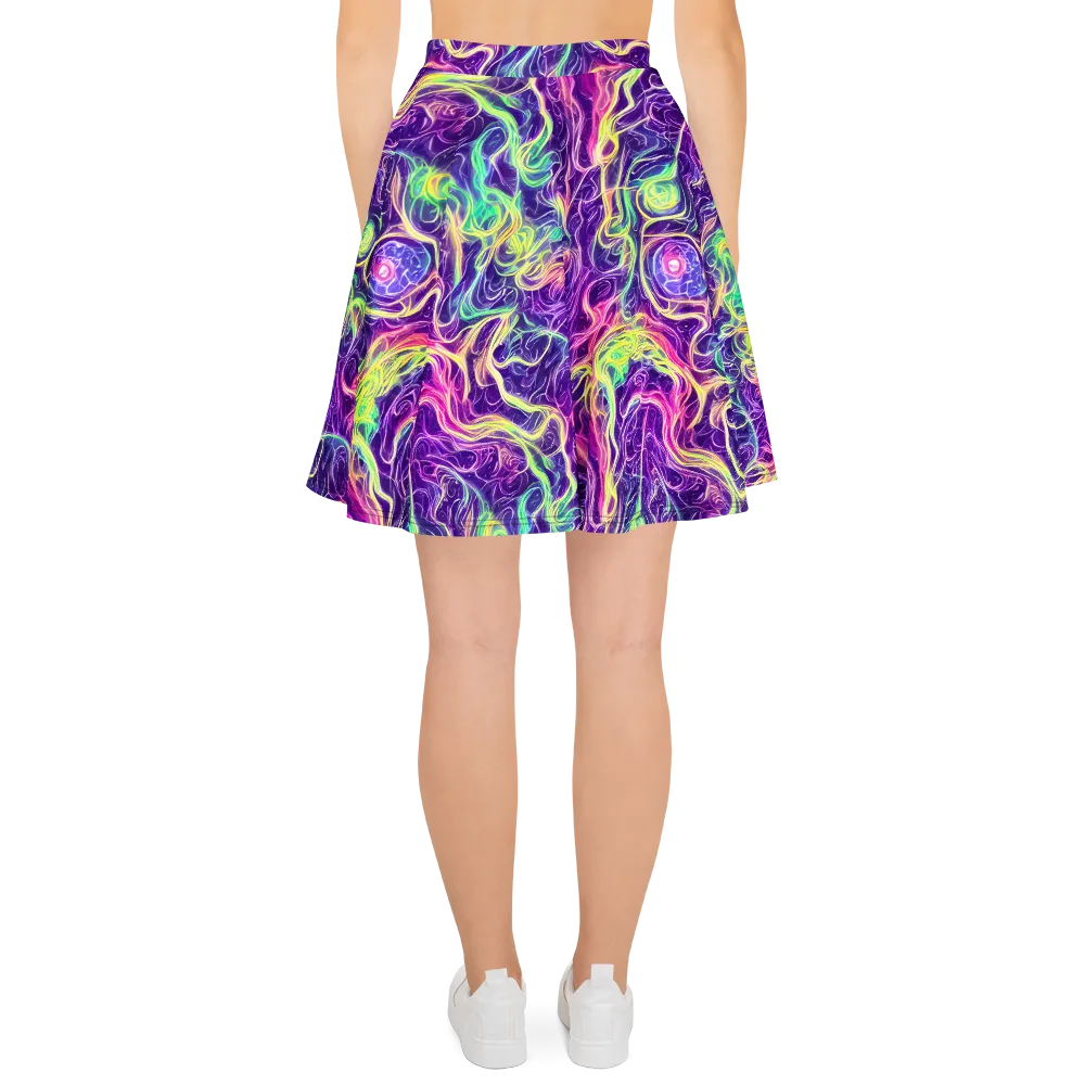 Glowstream on Skater Skirt — Back