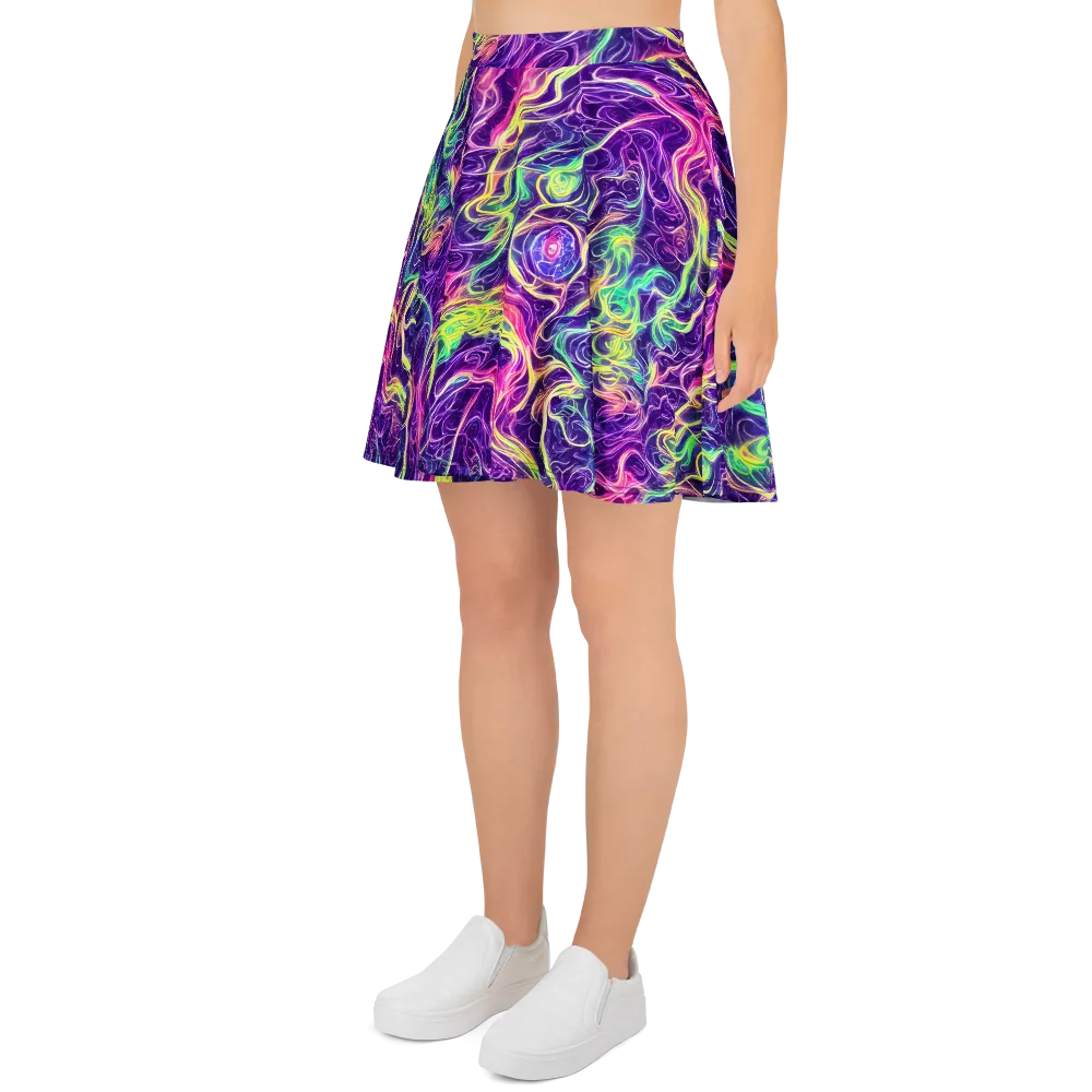 Glowstream on Skater Skirt — Left