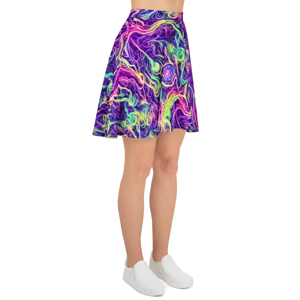Glowstream on Skater Skirt — Right