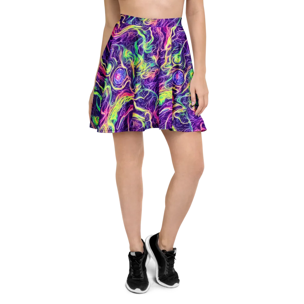 Glowstream on Skater Skirt — Front