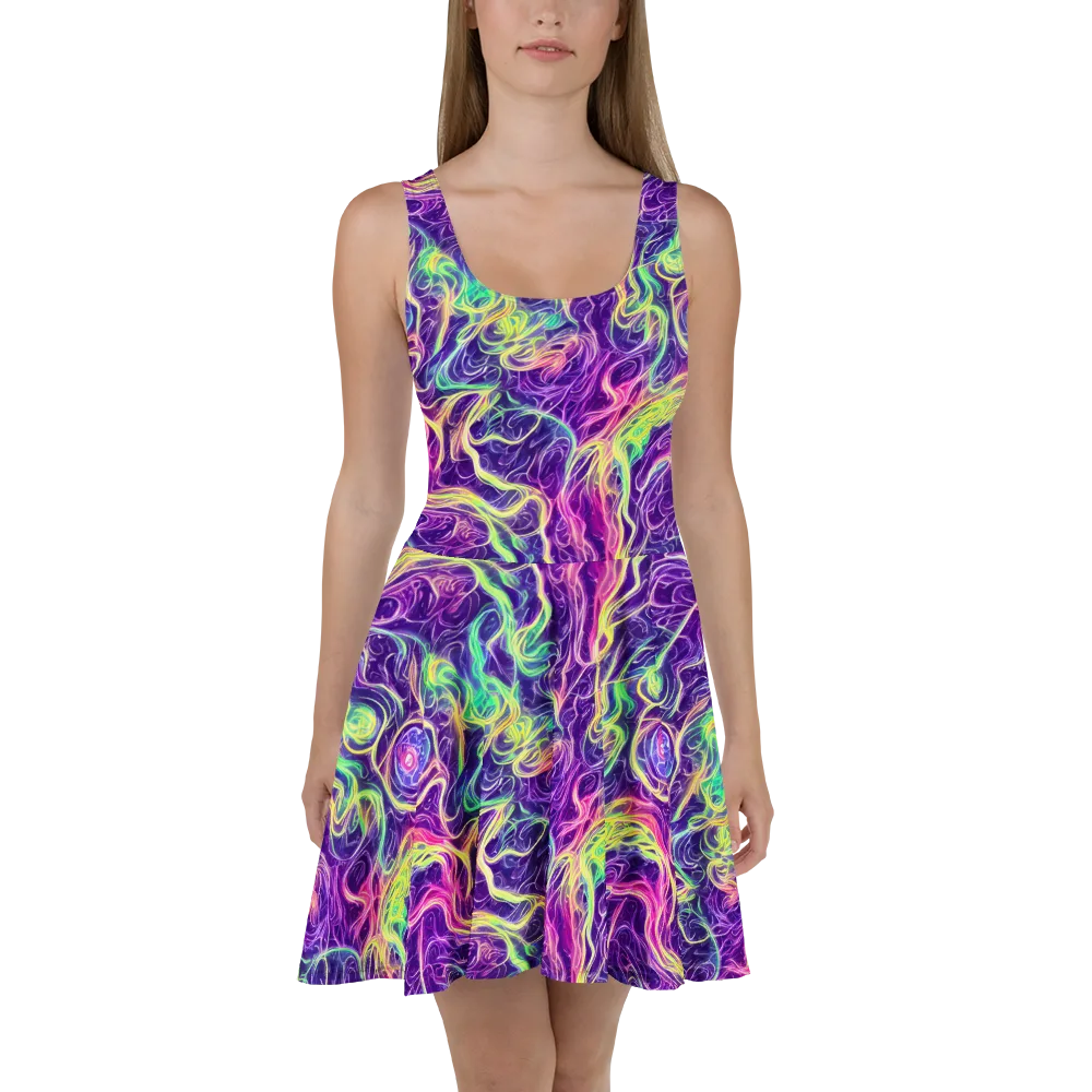 Glowstream on Skater Dress — Front