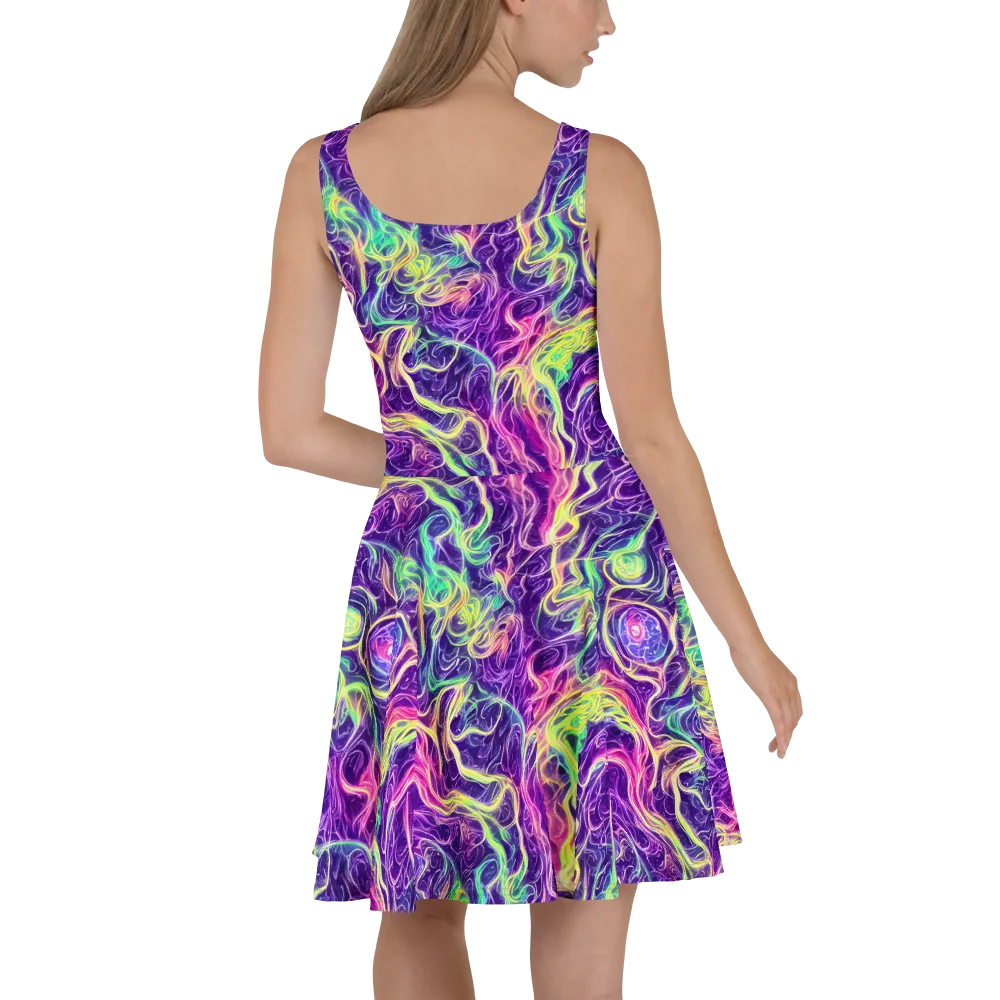 Glowstream on Skater Dress — Back