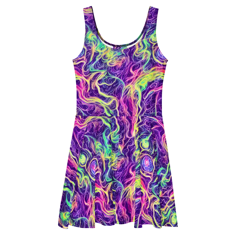 Glowstream on Skater Dress — Front