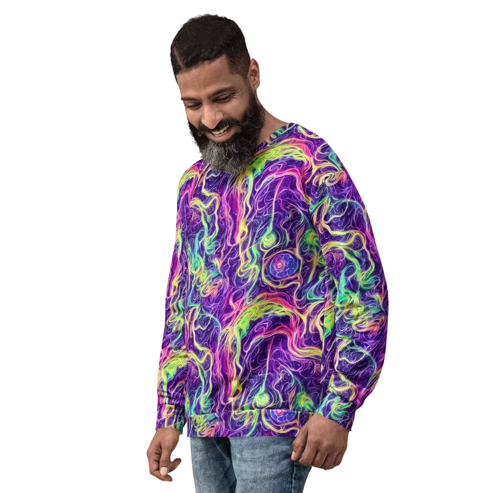 Glowstream on Sweatshirt — Left Front