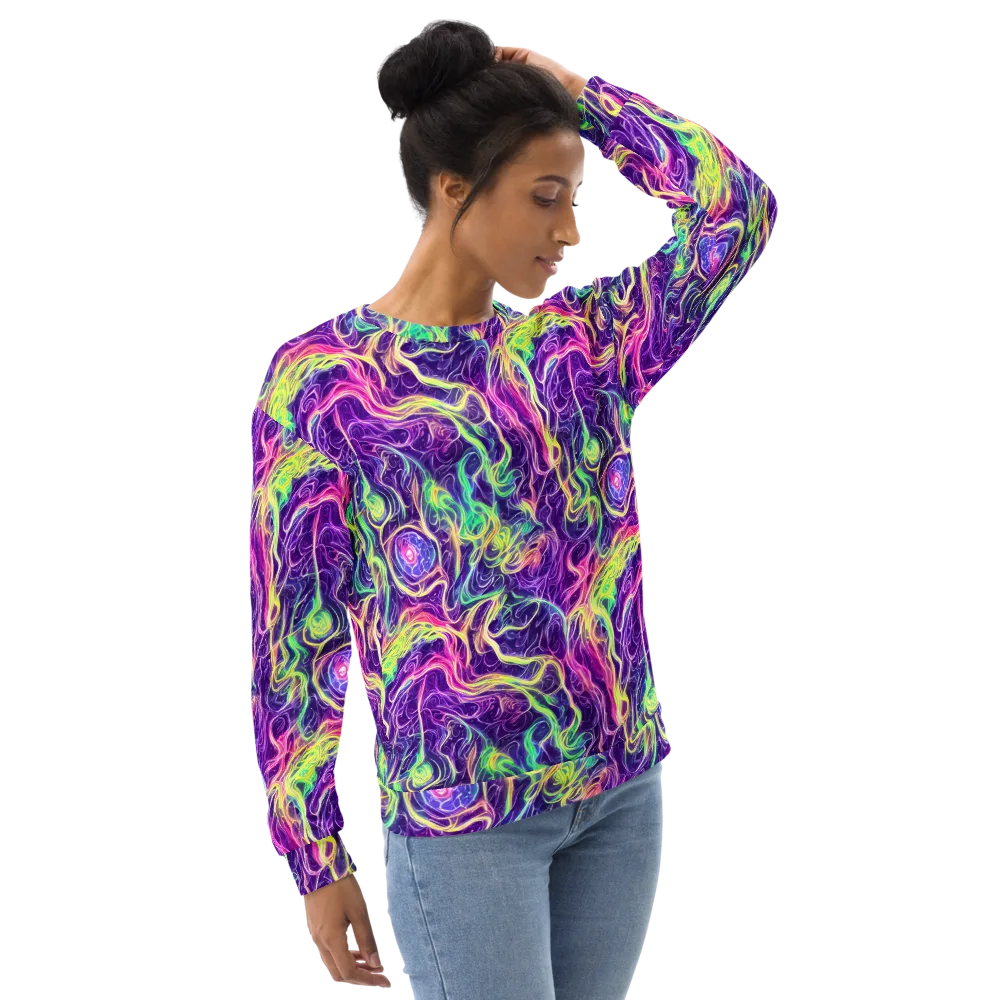 Glowstream on Sweatshirt — Right Front