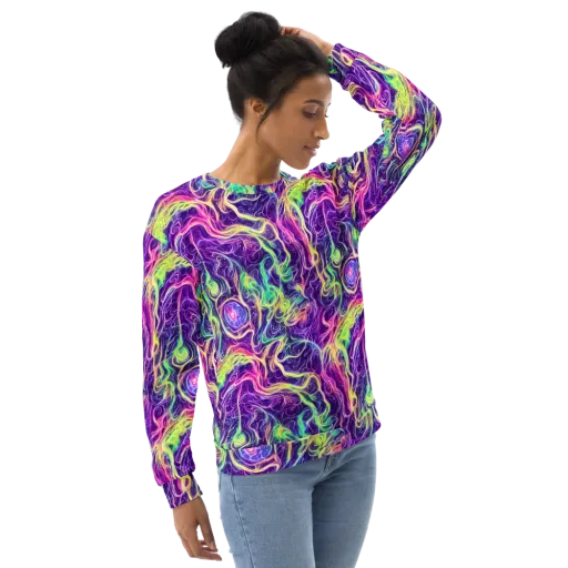 Glowstream on a Sweatshirt