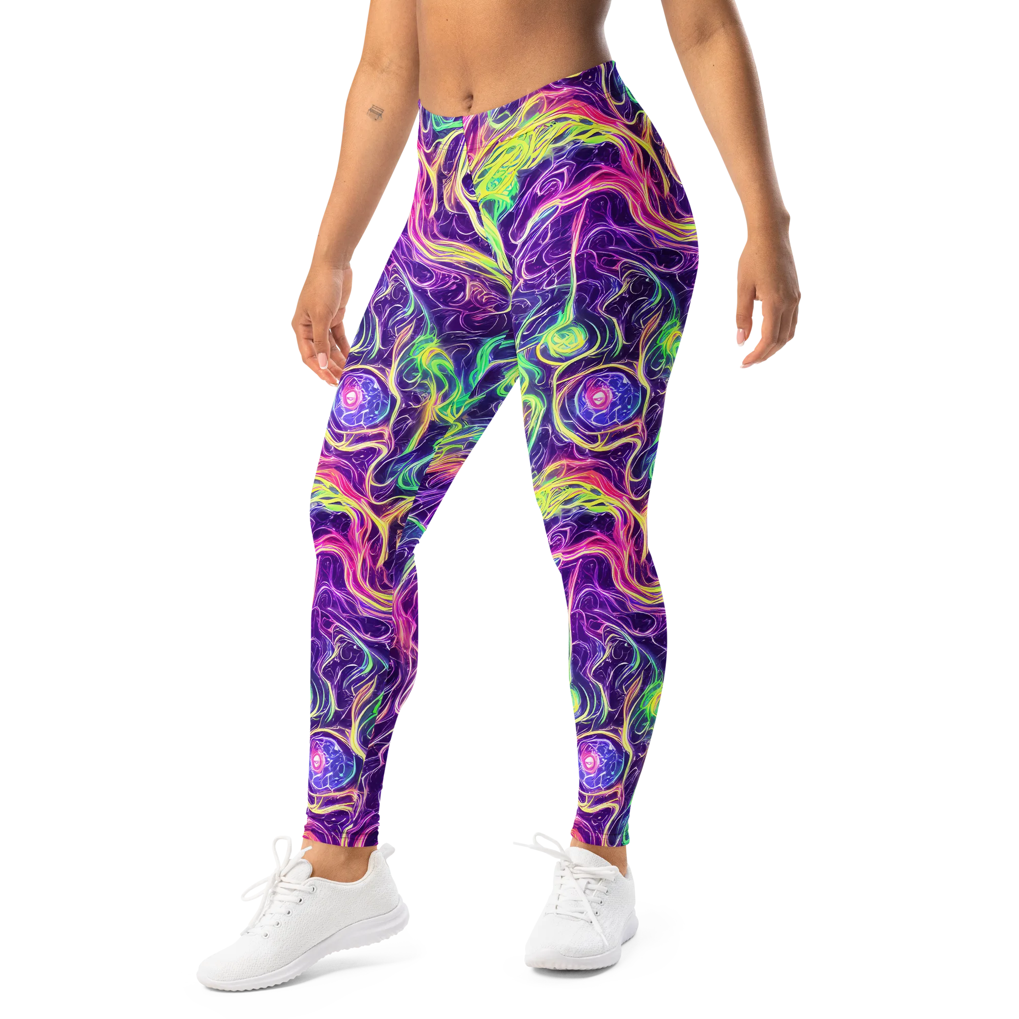 Glowstream on Leggings — Left Front