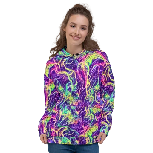 Glowstream on a Hoodie
