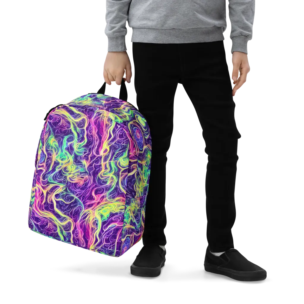 Glowstream on Minimalist Backpack — Zoomed-in