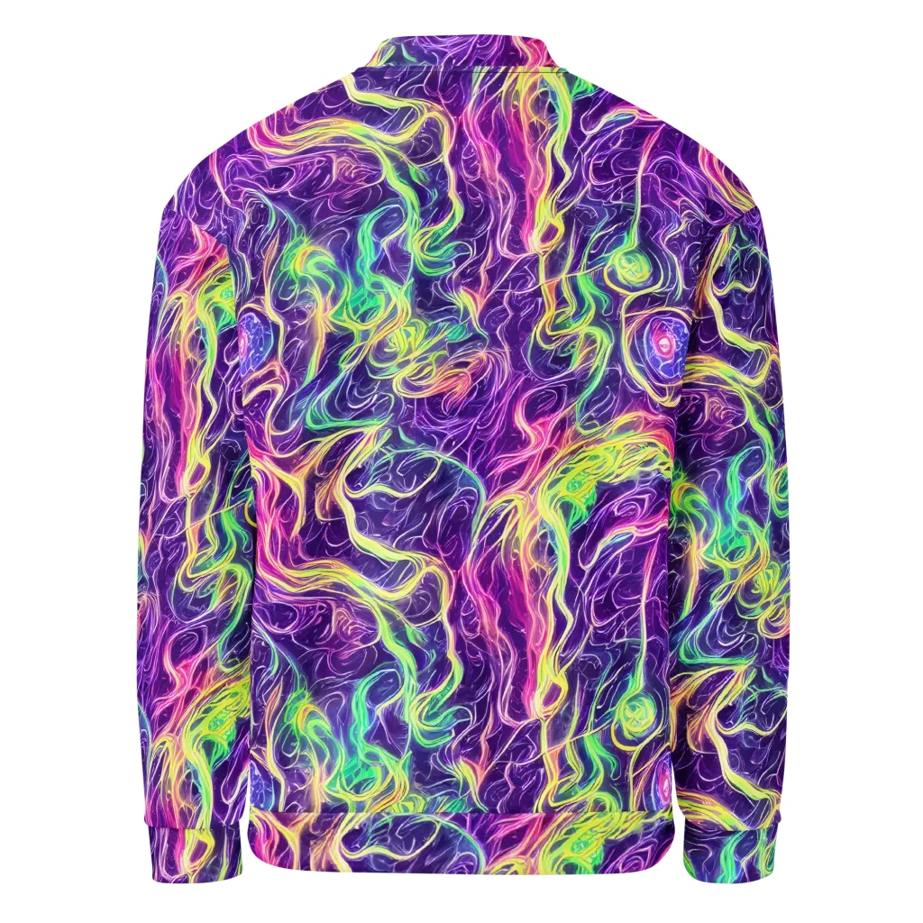 Glowstream on Bomber Jacket — Back