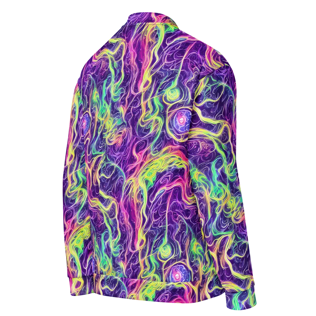 Glowstream on Bomber Jacket — Right Back