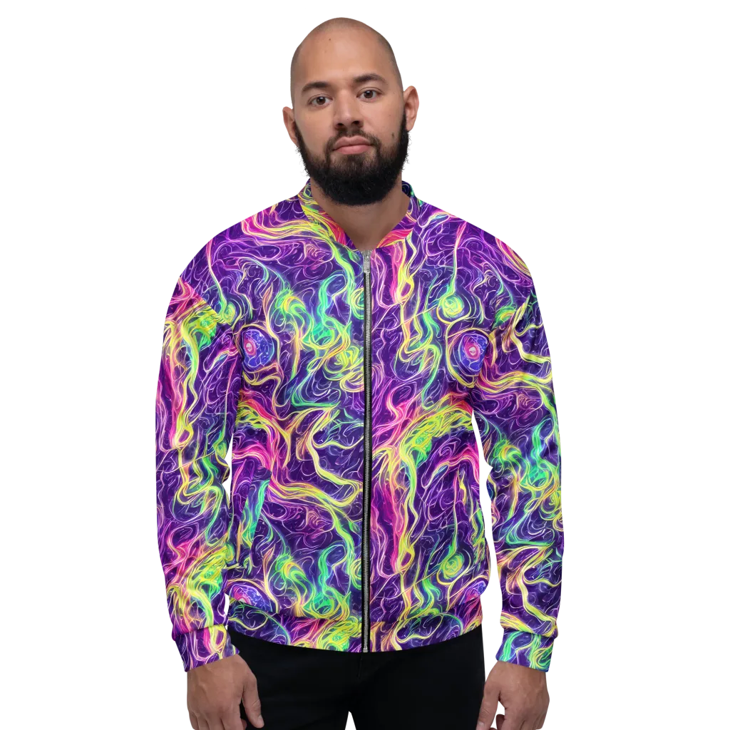 Glowstream on Bomber Jacket — Front