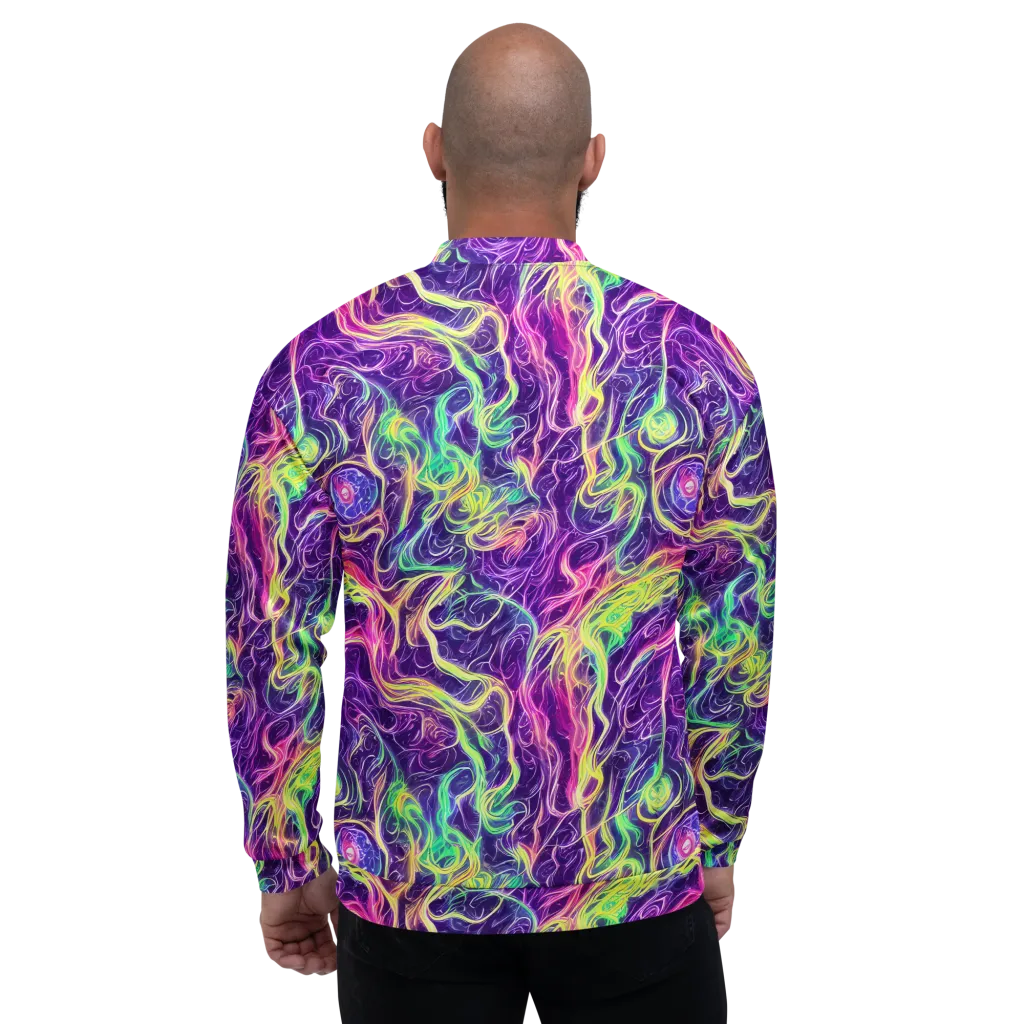 Glowstream on Bomber Jacket — Back