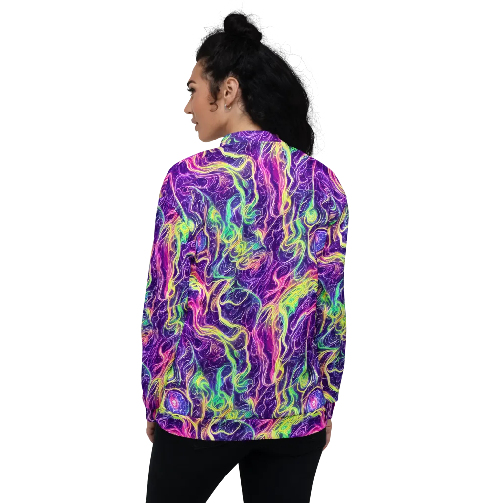 Glowstream on Bomber Jacket — Back