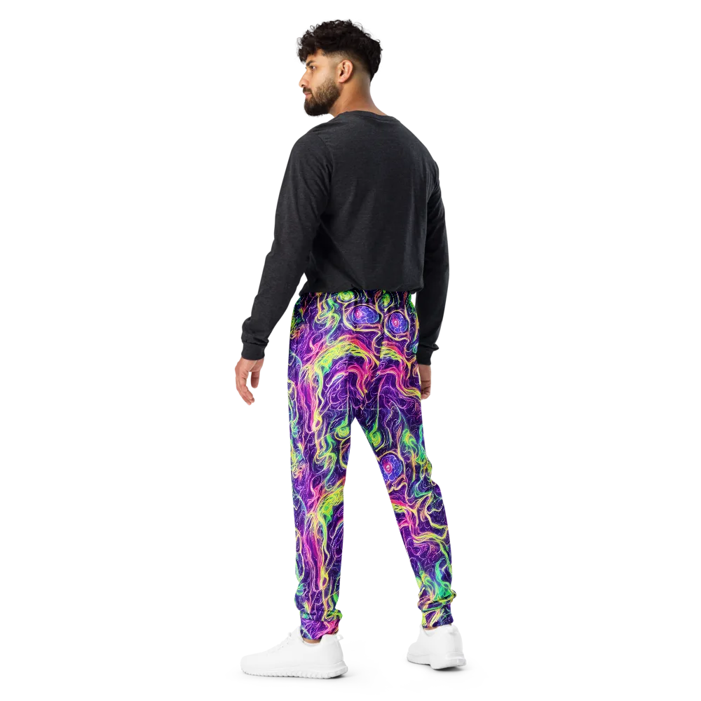 Glowstream on Men's Joggers — Back