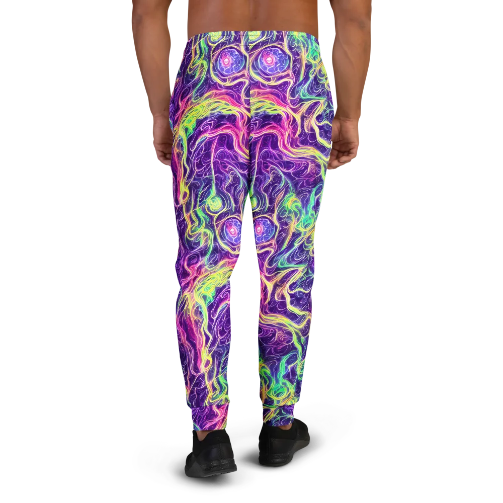 Glowstream on Men's Joggers — Back