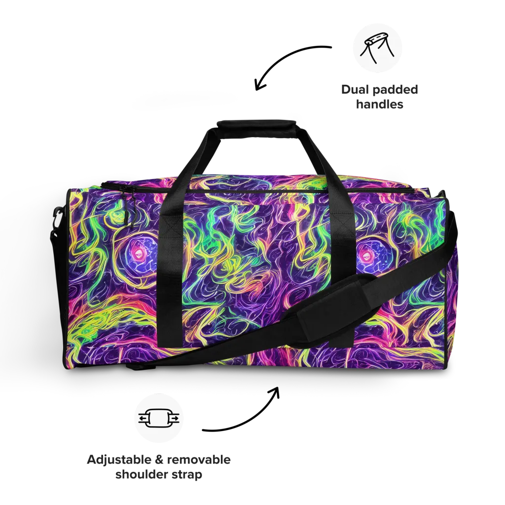 Glowstream on Duffle Bag — Front